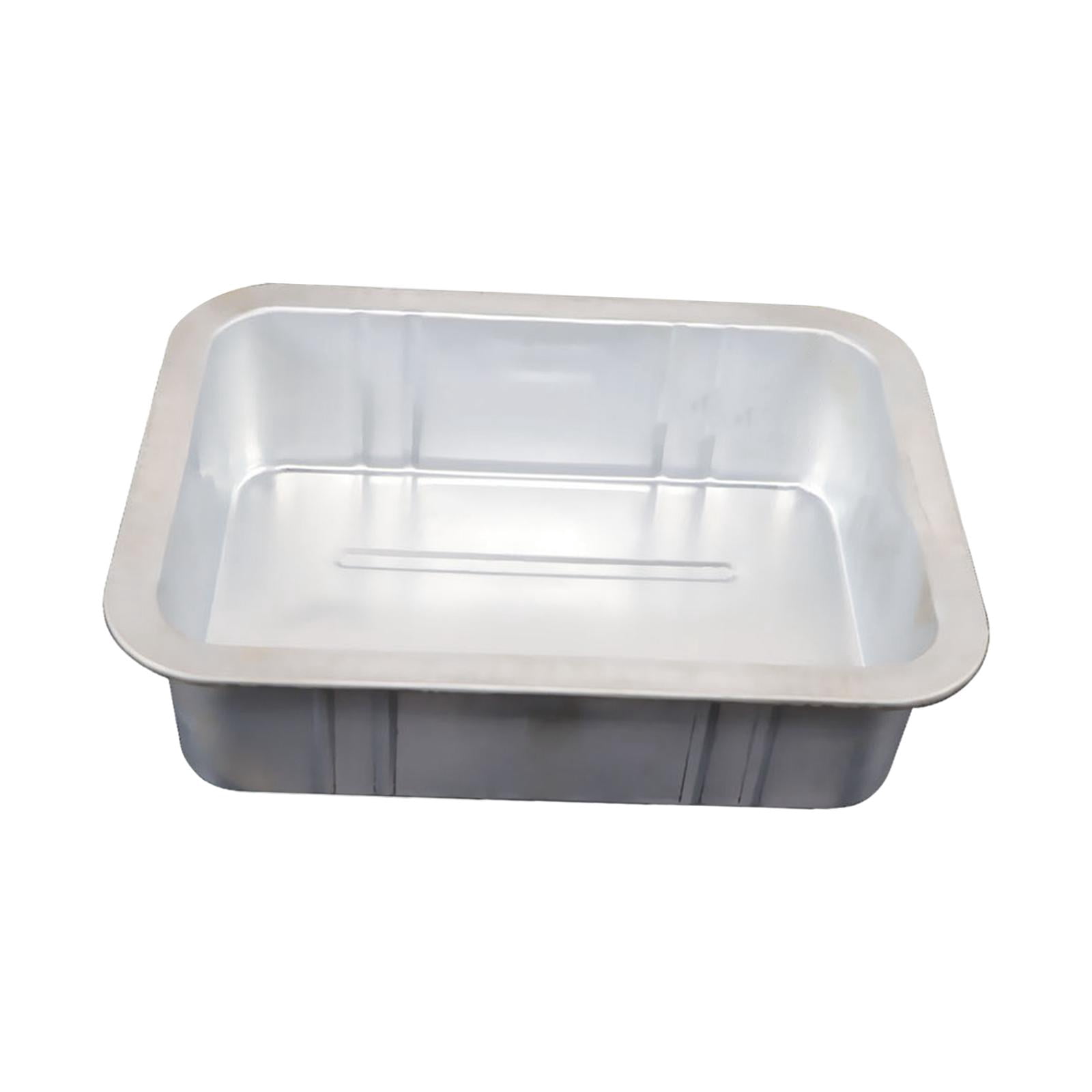 Nishiyuenyi Engine Oil Drain Pan Leakproof Large Capacity Professional Oil Trip Tray White S