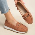 thumbnail image 2 of Chain Decor Slip On Loafers, Casual Platform Walking Shoes (Women's), 2 of 6