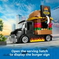 thumbnail image 6 of LEGO City Burger Truck Toy Building Set, Fun Gift for Kids Ages 5 Plus, Burger Van and Kitchen Playset, Vendor Minifigure and Accessories, Imaginative Pretend Play for Boys and Girls, 60404, 6 of 8