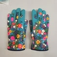 thumbnail image 2 of Ticikt Floral Gardening Gloves, Puncture‑Resistant Wear‑Proof Work Gloves for Planting Pruning for Men Women Pruning And Outdoor Yard Tasks,Green, 2 of 5