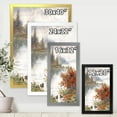 thumbnail image 4 of Designart 'View Of The Lake In Autumn Colored' Traditional Framed Art Print, 4 of 4