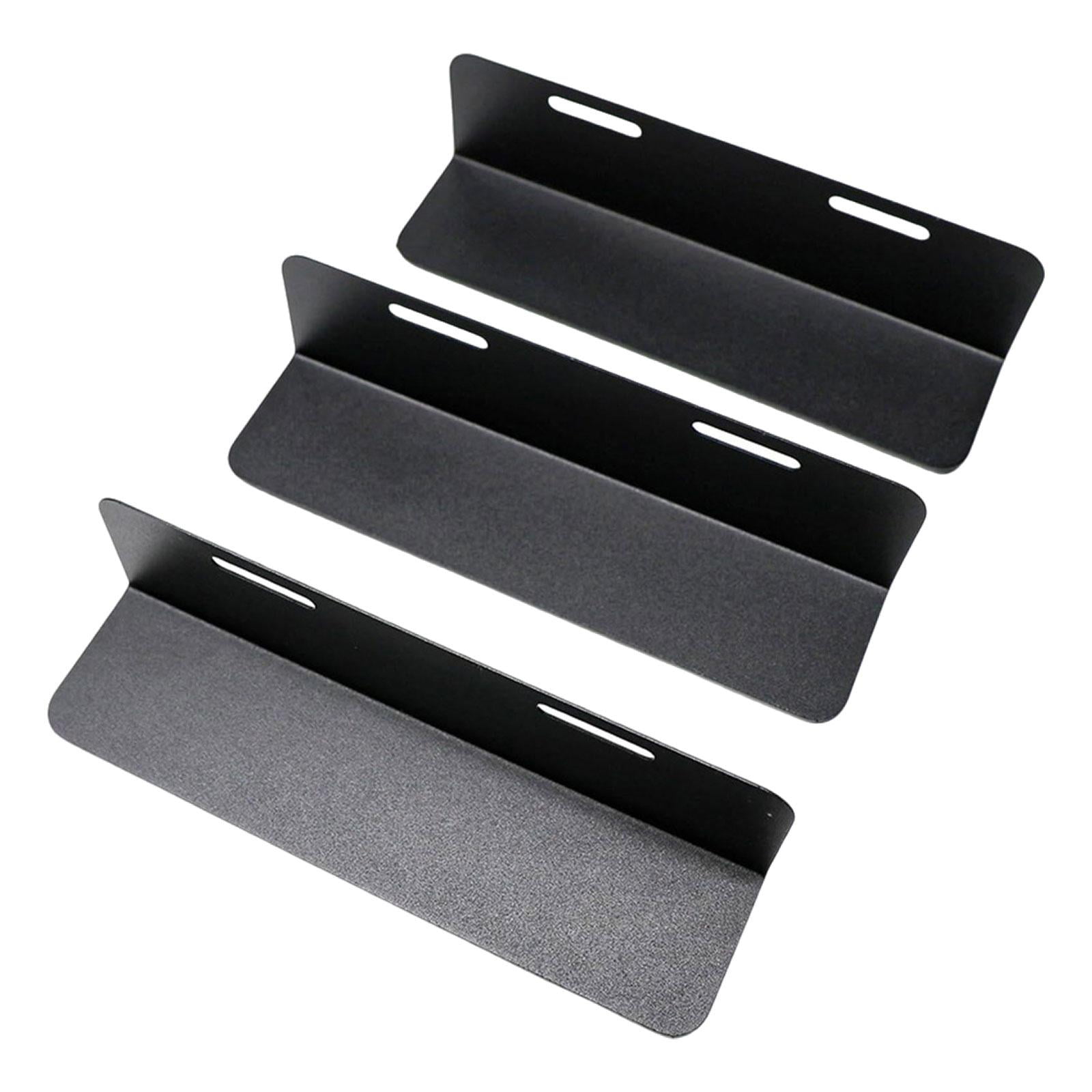 3 Pieces Car Trunk Organizer Dividers Cargo Containment Automotive Accessories 19x50cm Sturdy Metal for Vehicle Trunks