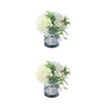 thumbnail image 4 of Naiovety 2 piezas de flores artificiales de larga duración en jarrón para elegancia y respeto al medio ambiente Type7 NO7, 4 of 6