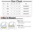 thumbnail image 3 of Women's Sports Bra Womens Front Buckle Underwear Ice Silk Seamless Underwear Womens Thin Underwear Womens Underwear Sports Gathering Bra Womens Wireless Bra Blue M, 3 of 3