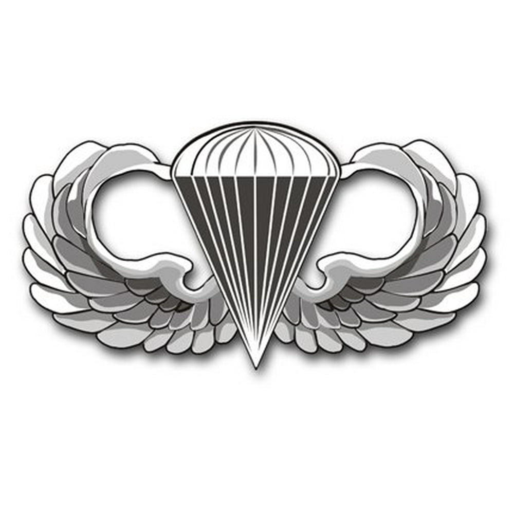 US Army Jump Wings Decal Sticker 3.8"