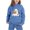 Blue, variant on Cute Book Reading Ghost & Cat Kids Halloween 2 Piece Tracksuit, Polyester Stretch Hoodie Jogger Set for Little Boys Girls Holiday Costume(Green150)