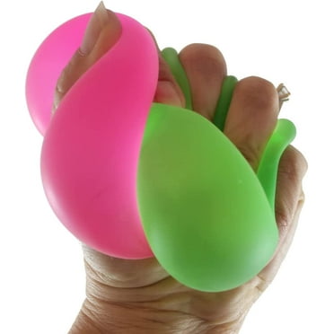 Set of 2 Sugar Ball - Thick Glue/Gel Stretch Ball - Ultra Squishy and Moldable Slow Rise Relaxing Sensory Fidget Stress Toy (Random Colors)