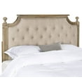 thumbnail image 3 of SAFAVIEH Rustic Wood Tufted Upholstered Headboard, Queen, Taupe, 3 of 6