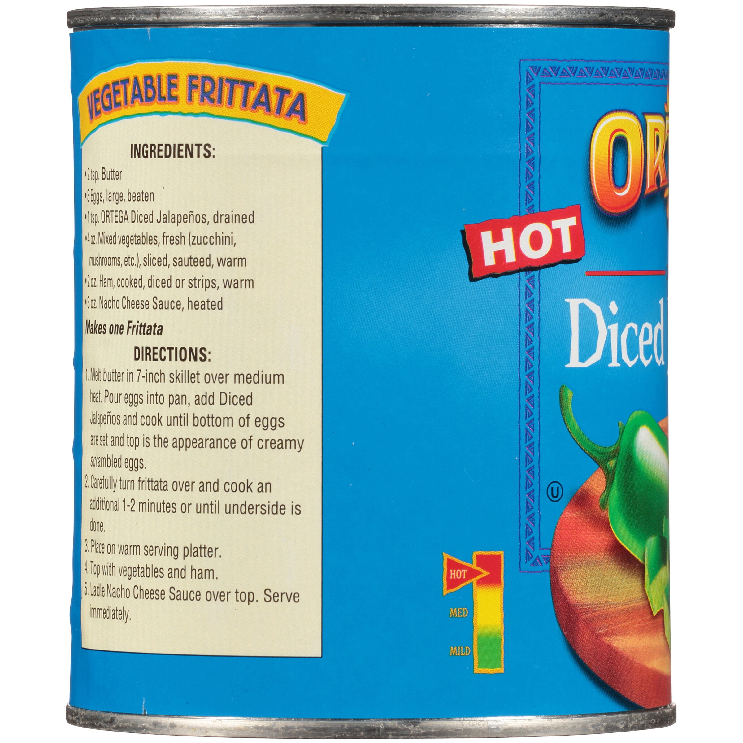 Ortega® Hot Diced Jalapenos 26 oz. Can