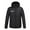 A Black, variant on Unisex Heated Jacket Usb Smart Heating 9 Heat Zones Fast Warm Up One Control Puffer Jacket Long Sleeve Zip Up Lightweight Hooded Jacket Winter Outdoor Heating Clothing Thermal Womens Winter Jacket