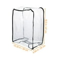 thumbnail image 2 of WEUVEB 1Set Transparent Luggage Case Cover for Dustproof 20 Inches, 2 of 5