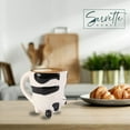 thumbnail image 4 of Servette Home Panda Mug 10 oz Ceramic Upside Down Panda Bear Coffee Mug (White Panda), 4 of 6