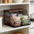 thumbnail image 4 of Creatine Versatile Stackable Kitchen Storage Rack For Organizing Fruits Vegetables And Pantry Items With Wall Design, 4 of 5