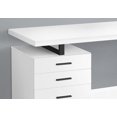 thumbnail image 2 of Monarch Specialties Computer Desk, Home Office, Laptop, Left, Right Set-up, Storage Drawers, 48"l, Work, Metal, Laminate, White, Black, Contemporary, Modern, 2 of 4