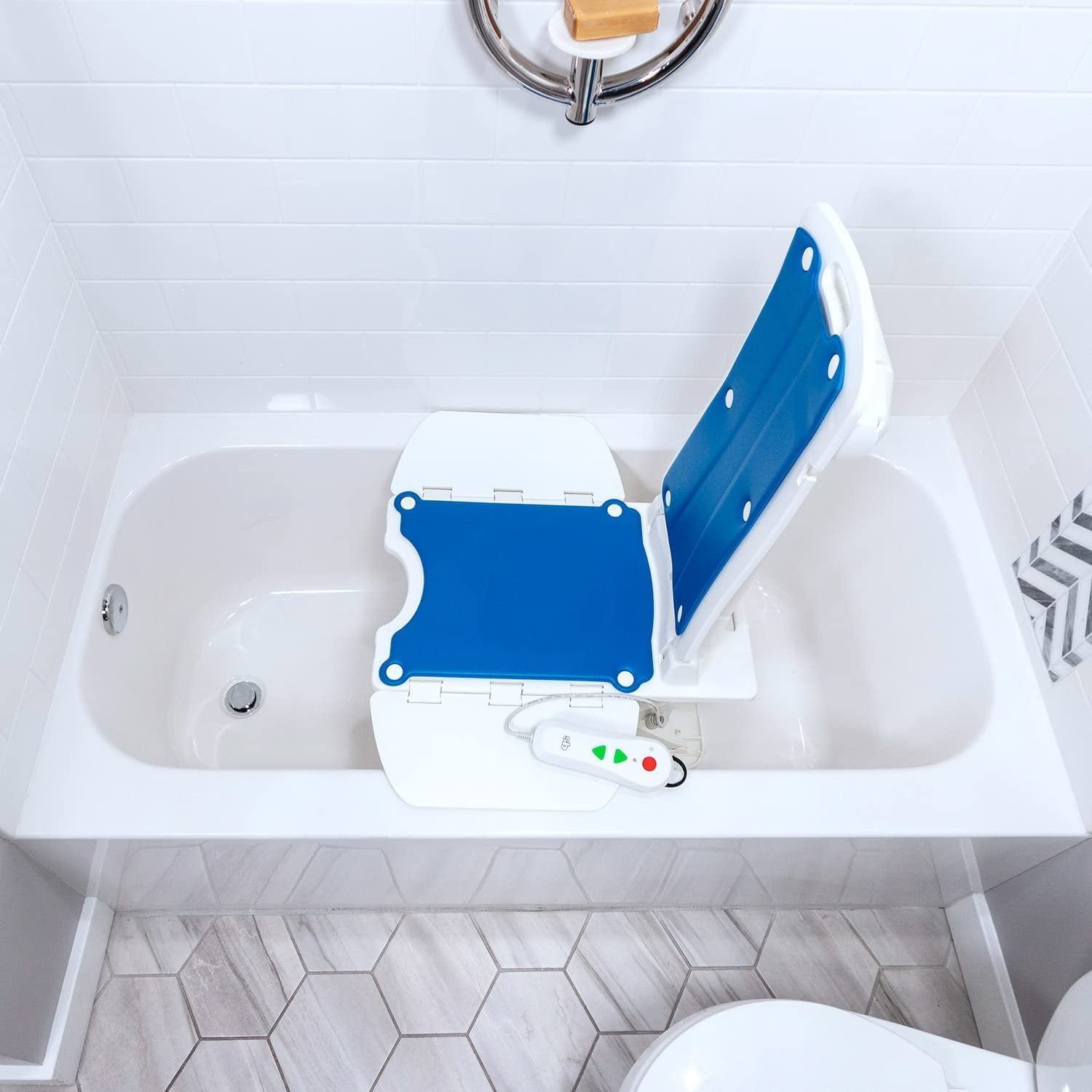 BathLift Chair, Electric controls, Reclining Back rest, BathLyft