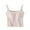 Beige, variant on Lenpel Women's Tank Tops with Built in Bra Spaghetti Straps Square Neck Slim Crop Sleeveless Shirts Soft Casual Camisole Tops