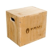 Titan Fitness 12" 14" 16" Wood Plyometric Box HD Plyo Box Jump Exercise Training