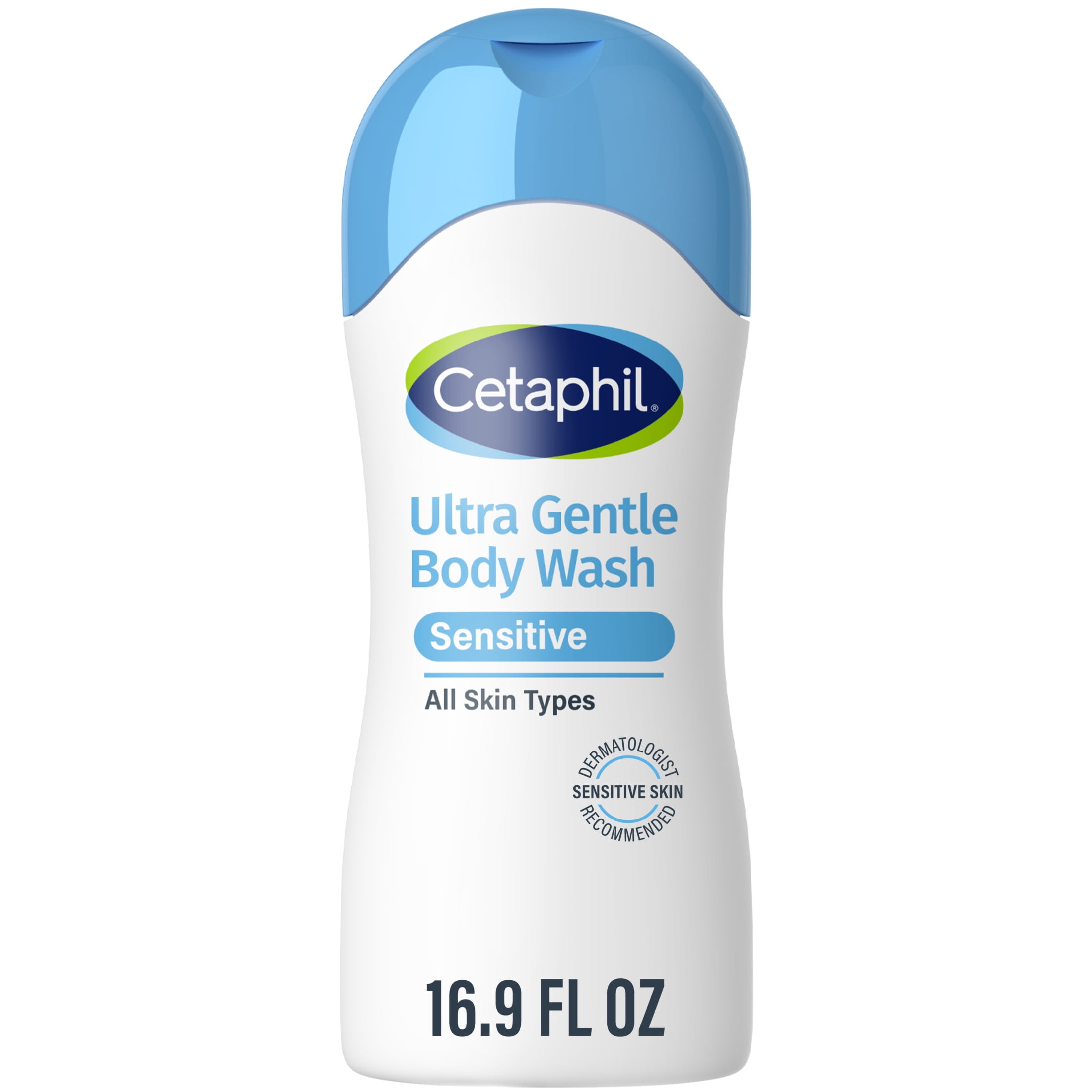 (3 pack) Cetaphil Ultra Gentle Body Wash, For Dry to Normal, Sensitive Skin, Fragrance Free, 16.9 fl oz