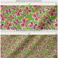 thumbnail image 2 of Soimoi Green Cotton Cambric Fabric Insect Watercolor Decor Fabric Printed BTY 56 Inch Wide, 2 of 7