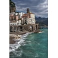 thumbnail image 2 of Cremades, Carlos 17x24 Black Ornate Wood Framed with Double Matting Museum Art Print Titled - Amalfi, 2 of 4