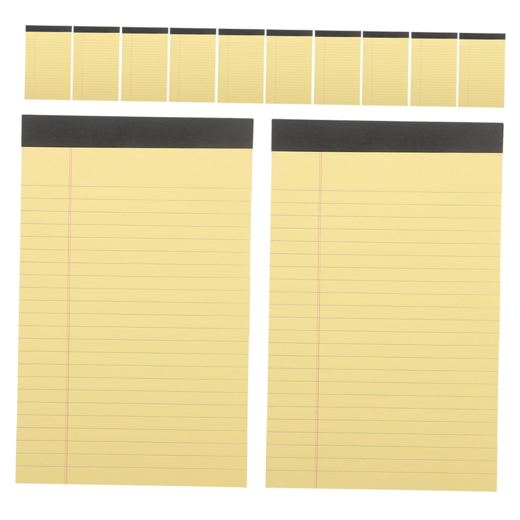 WHAMVOX 12 Pads Yellow Legal Pad For Lawyers And Businesses Simple Design Notepads
