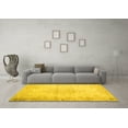 thumbnail image 3 of Ahgly Company Machine Washable Indoor Rectangle Persian Yellow Traditional Area Rugs, 3' x 5', 3 of 4