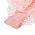 thumbnail image 3 of Plus Size Floral Lace Panties for Women Retro Seamless Briefs Underwear Light Pink M, 3 of 5