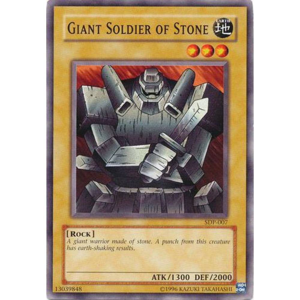YuGiOh Pegasus Starter Deck Giant Soldier of Stone SDP007 Walmart