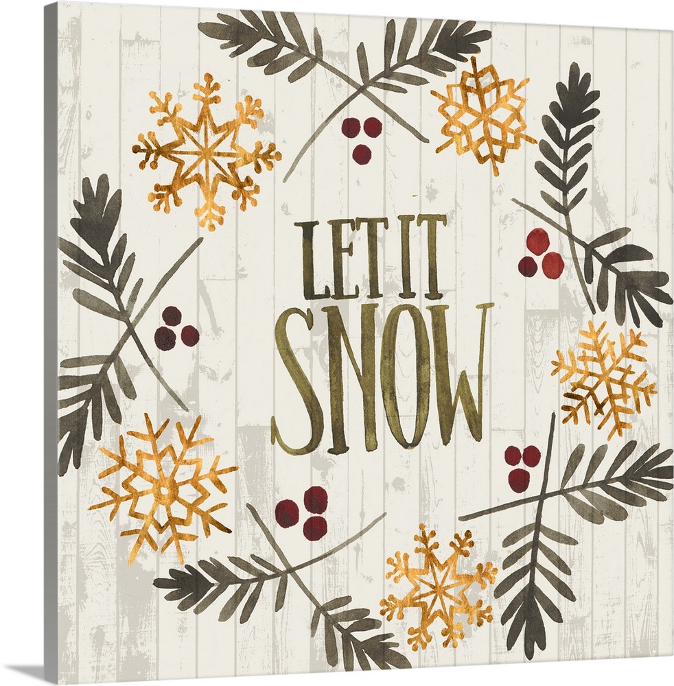 Rustic Christmas VI  Canvas Wall Art, Home Decor  36x36 - Walmart.com - Walmart.com