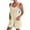 447#Beige, variant on Womens Linen Romper Overalls Lightweight Adjustable Strap Sleeveless Jumpsuit Casual Summer Beach Vacation Outfits Black L