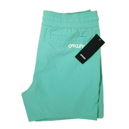 Men's Oakley Beach Color Block Beach Short 16 Inches Aqua Green - Size M
