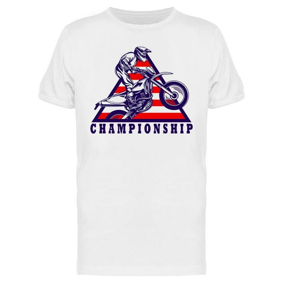 Motrocross Championship T-Shirt Men -Image by Shutterstock, Male Large