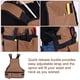 thumbnail image 2 of Delantal de lona para herramientas de jardín con bolsillos de almacenamiento, accesorio para plantar jardineros para hombres y mujeres, 2 of 5