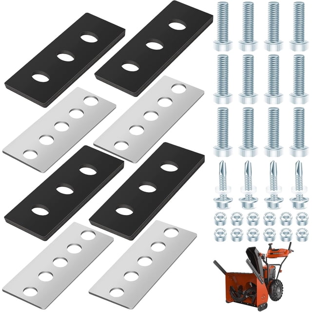 Snow Blower Impeller Modification Kit 1 4 Inch 4 Blade Universal for Modifies 2 Stage Machine