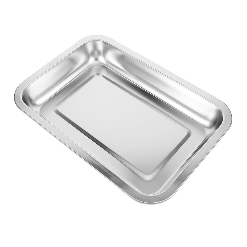 IBASETOY Cat Litter Box Rectangular Stainless Steel Home Use 1Set
