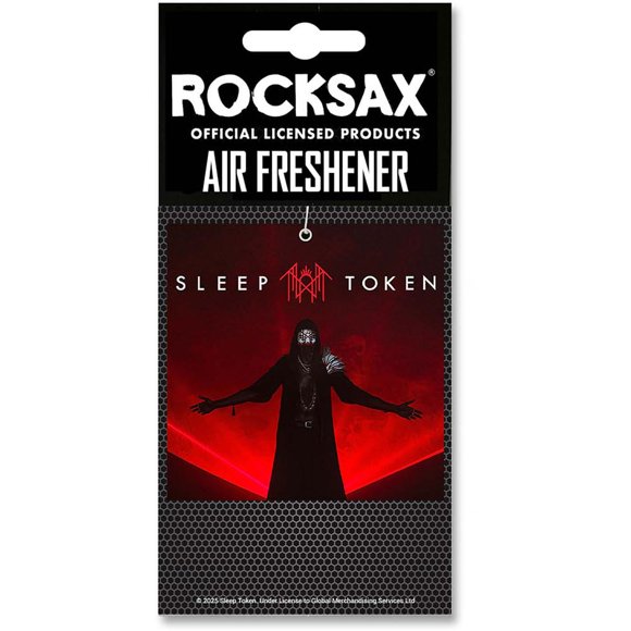Ambientador Rocksax Sleep Token con aroma a vainilla, doble cara