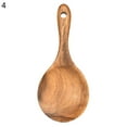 thumbnail image 2 of Yirtree Wooden Spoons for Cooking, 1PCS Natural Teak Wood Spoon and Spatula for High Heat Stirring, Baking, Non Stick Pots and Pans,Cooking Spoons Wooden Spatula for Nonstick Cookware, 2 of 8