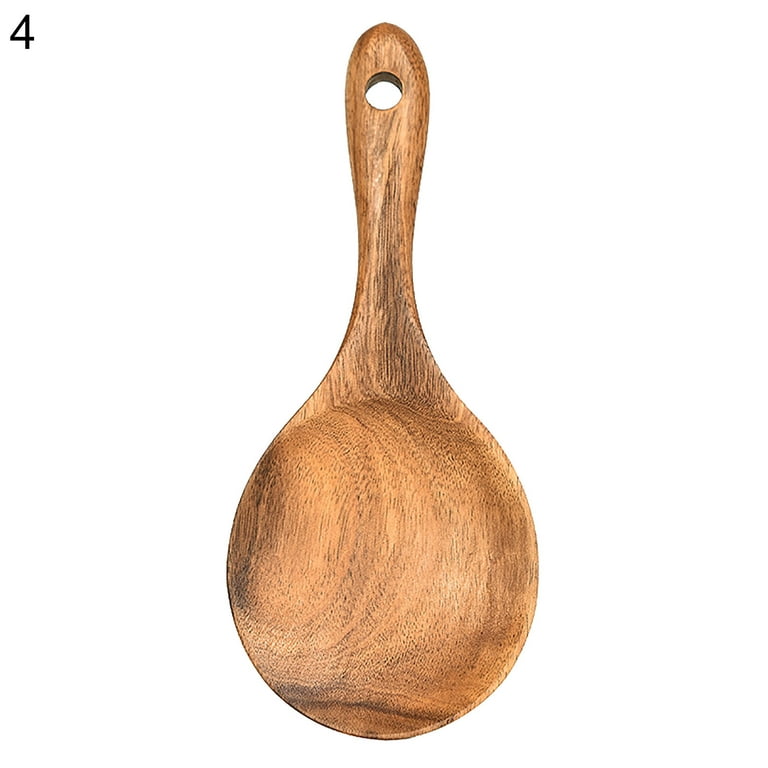 BOKALAKA wooden spoons for cooking,10 pcs natural teak wooden