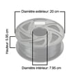 thumbnail image 4 of CloneBox 03440 1.75mm PLA 3D Printer Filament 1kg Violet, 4 of 6