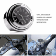 thumbnail image 3 of 2pcs Motorcycle Quartz Clock And Thermometer 7/8inch Waterproof Bike Handlebar Watch Aluminum Unive-hy, 3 of 5