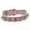 pink, variant on Small Medium Dogs Adjustable PU Leather Anti-Bite Neck Strap Pet Collar Dog Collars BLACK M