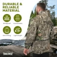 thumbnail image 5 of Mossy Oak Men's Insulated Camo Jacket – Country Roots Pattern – Quilted Lining, Cotton Twill Shell, Cold Weather Work Jacket, 2X, Country Roots, 5 of 8