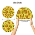 thumbnail image 5 of Yiaed Floral Sunflowers Print Satin Bonnet Silk Bonnet Hair Bonnet for Sleeping Hair Bonnets, 5 of 6