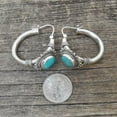 thumbnail image 4 of ICTPTOSL Birthday‘s Day Gifts for Women Turquoise Hoop Earrings Western Jewelry Gifts Boho Earrings for Women Mother Girlfriend, 4 of 4