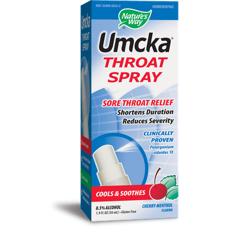 Nature's Way Umcka Throat Spray, 1.9 Oz (Best Throat Spray For Laryngitis)