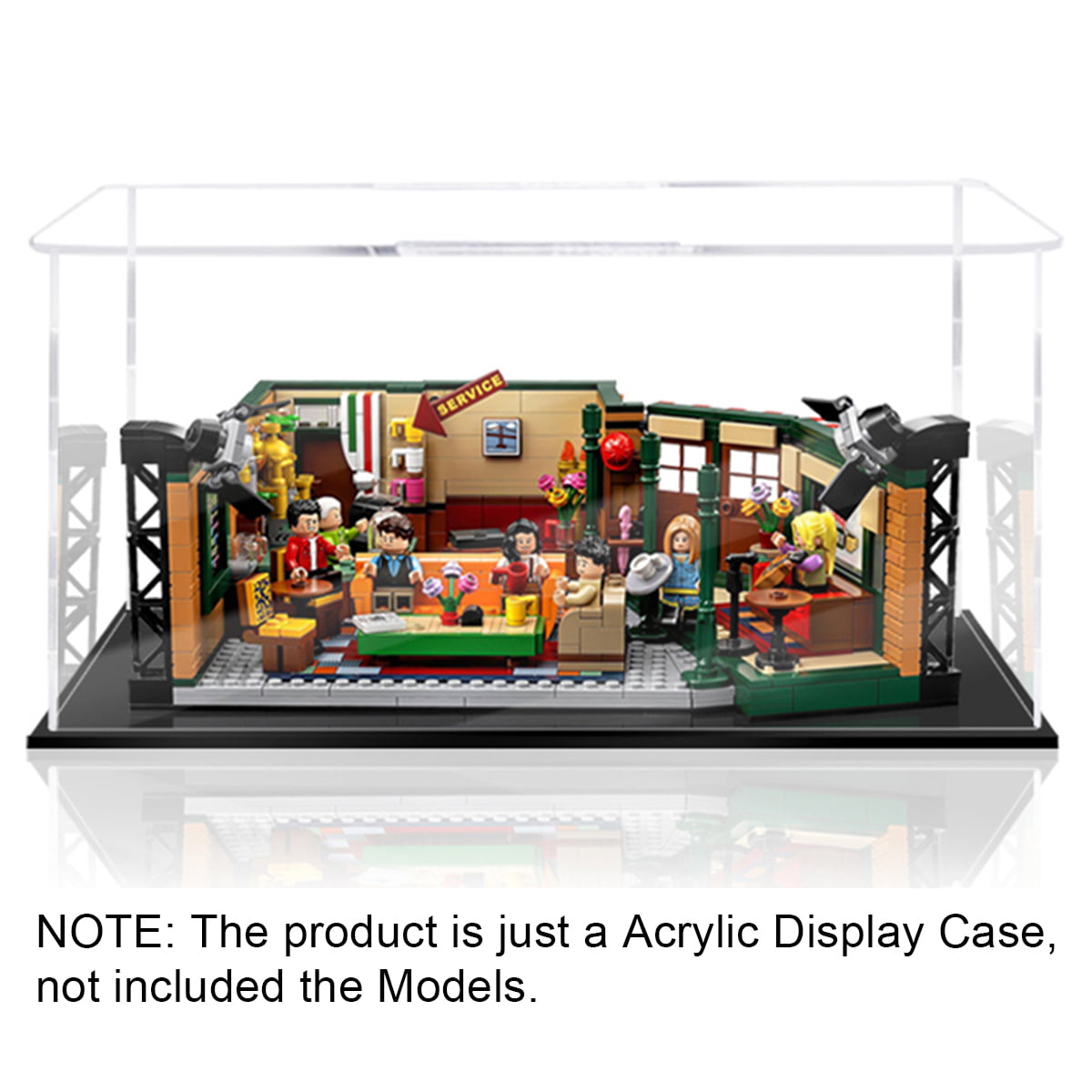Case 30x15 H Variable-Showcase in Plexiglass Transparent for model and Lego 