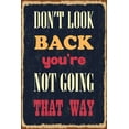 thumbnail image 1 of Ezposterprints Motivational Inspirational Posters for Home Office School Classroom Kidsroom - Motivational Quotes Poster Printing - Wall Art Print - 'DON’T LOOK BACK' - 16X24 inches, 1 of 3