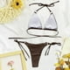 thumbnail image 4 of Traje de baño para mujer, moda, cómodo, bikini, traje de baño liso para mujer, bikinis, trajes de baño para mujer, conjuntos de bikini para mujer, trajes de baño bikini para mujer, 4 of 4