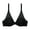 Black, variant on Women's Sheer Mesh Lace Underwire Bra French Style Lingerie Comfortable Support Thin Cups Classic Design