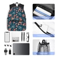 thumbnail image 5 of Daiia Happy Mother's Day School Backpack for Men Women, Unisex Large Waterproof Bookbag Schoolbag Casual Daypack for High School/College/Teens/Travel/Work Black, 5 of 8